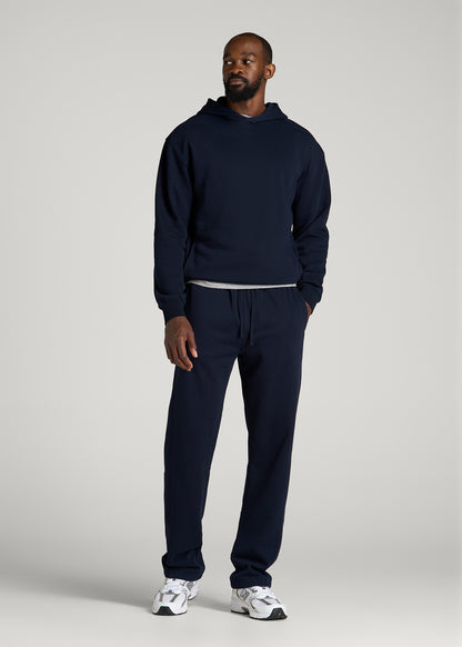 Everyday Fleece Straight Leg Sweatpants for Tall Men in Royal Navy