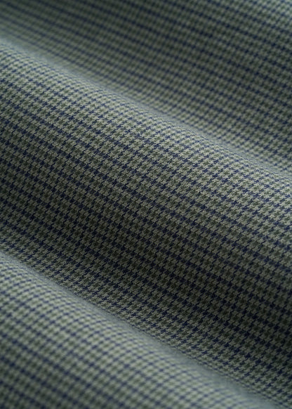 Everyday Lightweight Flannel Shirt for Tall Men in Boreal Forest Houndstooth