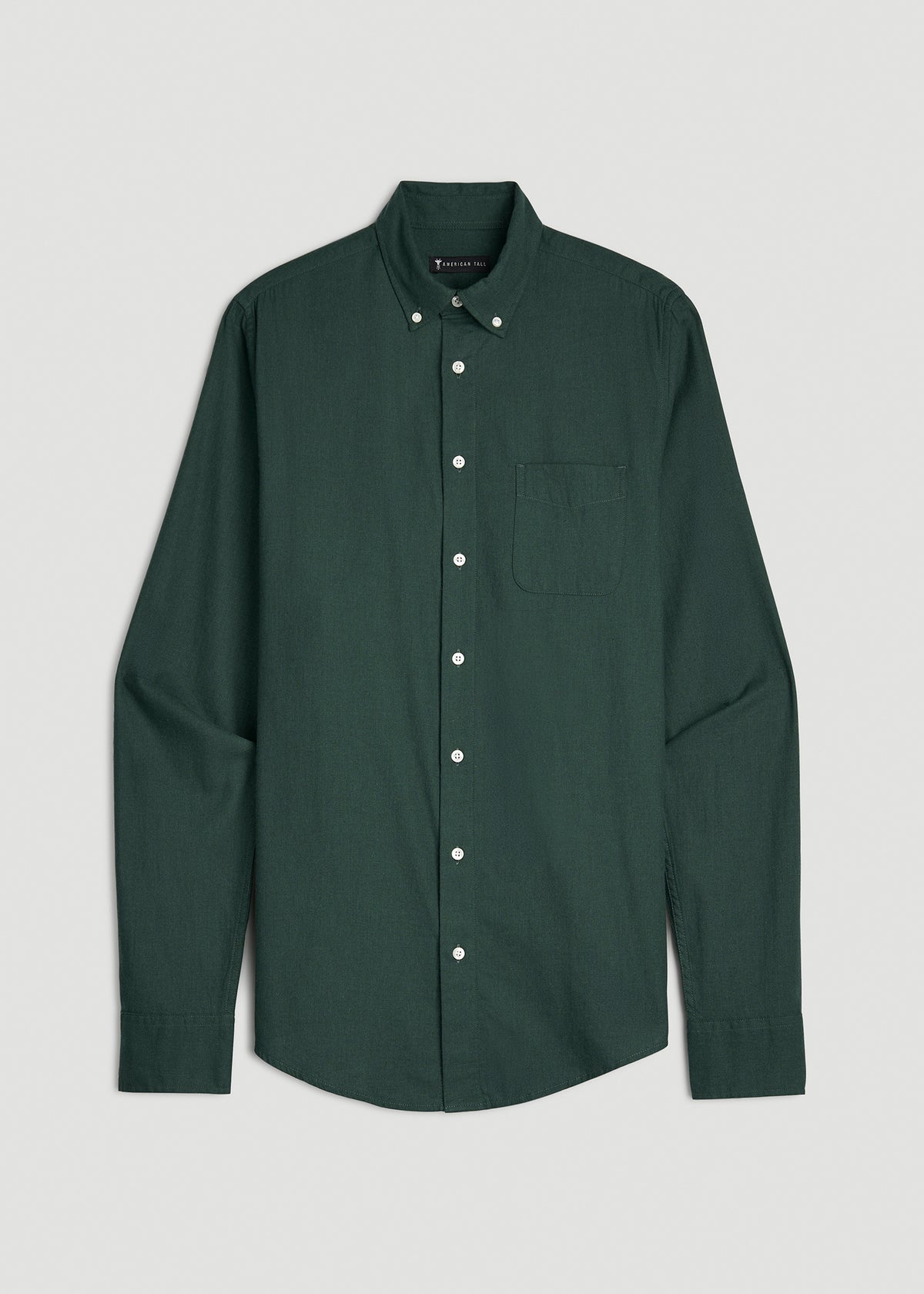 Everyday Lightweight Flannel Shirt for Tall Men in Boreal Forest Melange