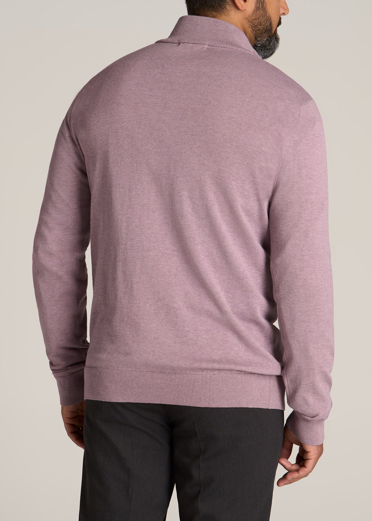 American-Tall-Men-Everyday-Quarter-Zip-Sweater-Lavender-Fog-back