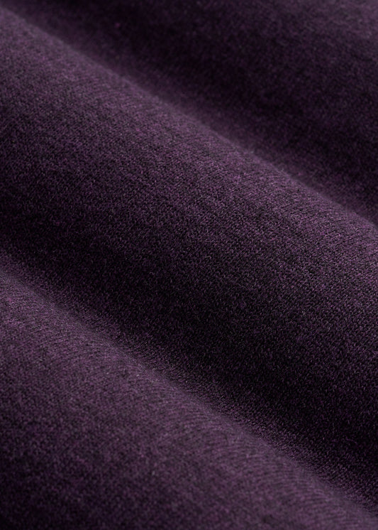 Everyday Quarter-Zip Tall Men's Sweater in Midnight Plum