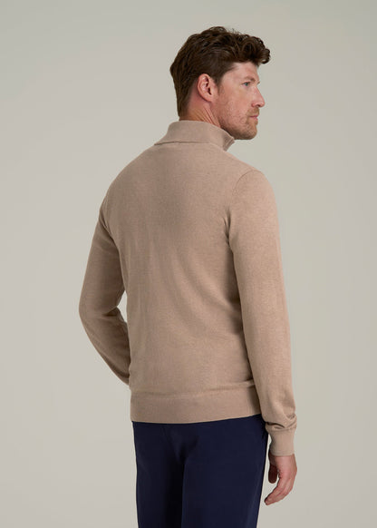 Everyday Quarter Zip Sweater for Tall Men in Stucco