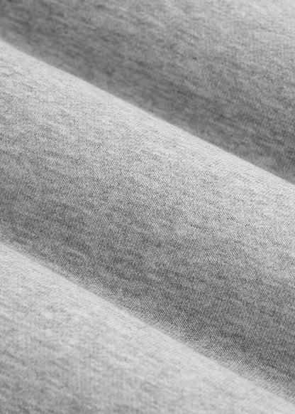 Everyday French Terry Cinched Bottom Sweatpants for Tall Men in Grey Mix