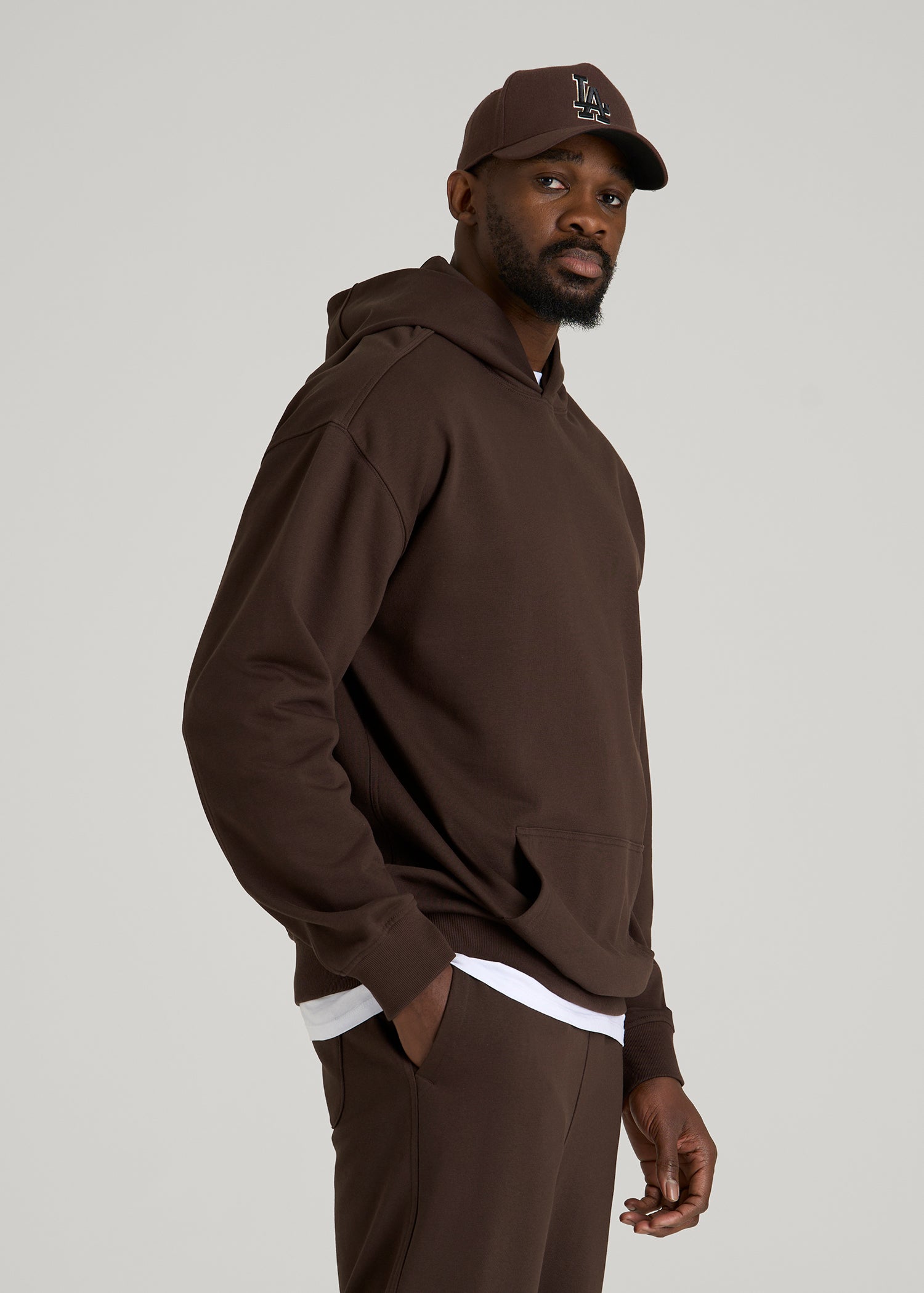 French Terry Hoodie for Tall Men | American Tall
