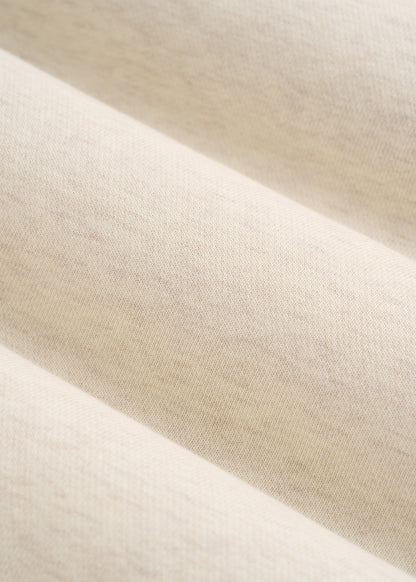 Everyday French Terry Popover Hoodie for Tall Men in Heathered Oatmeal