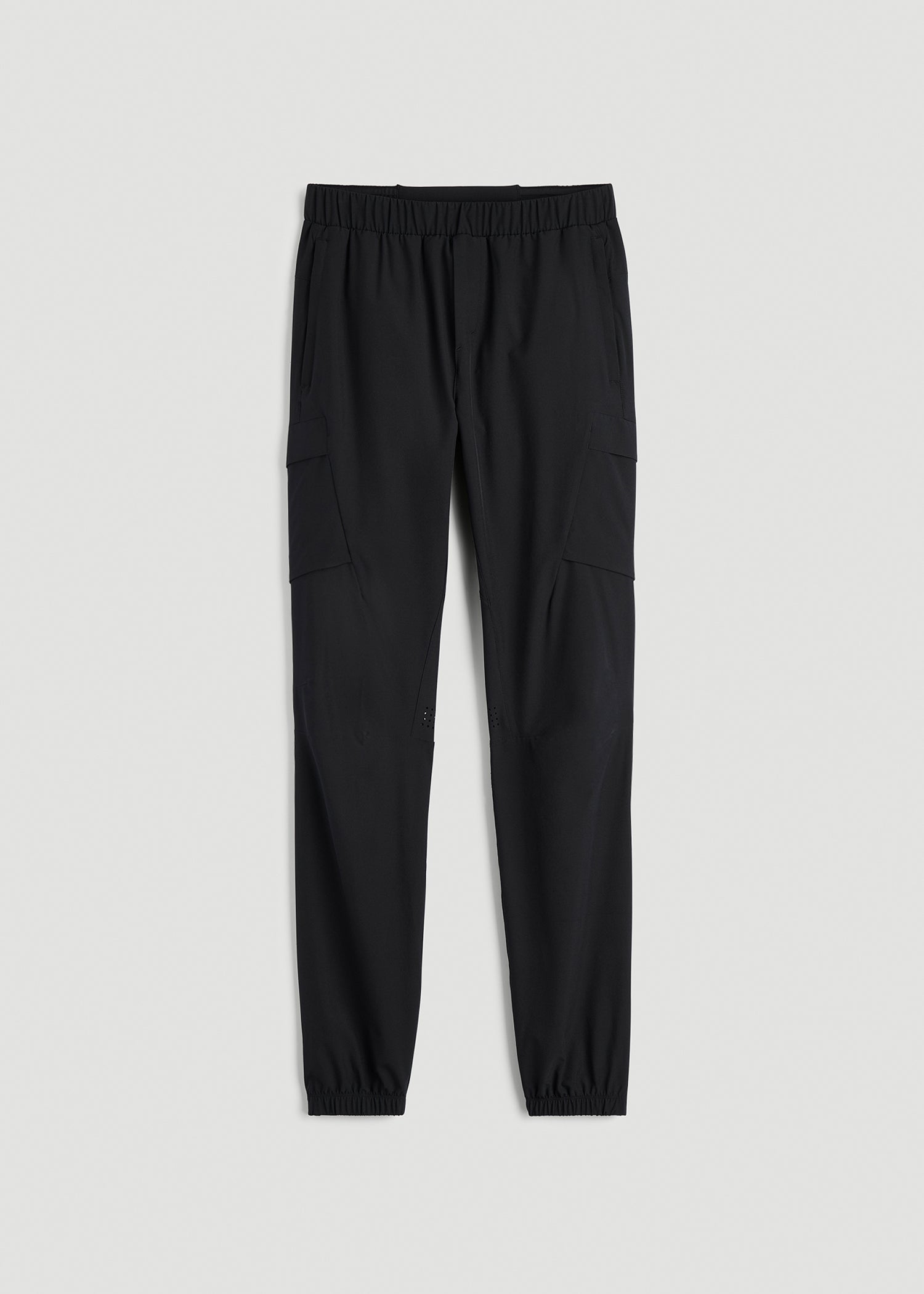 Featherweight Cargo Training Jogger for Tall Men in Black
