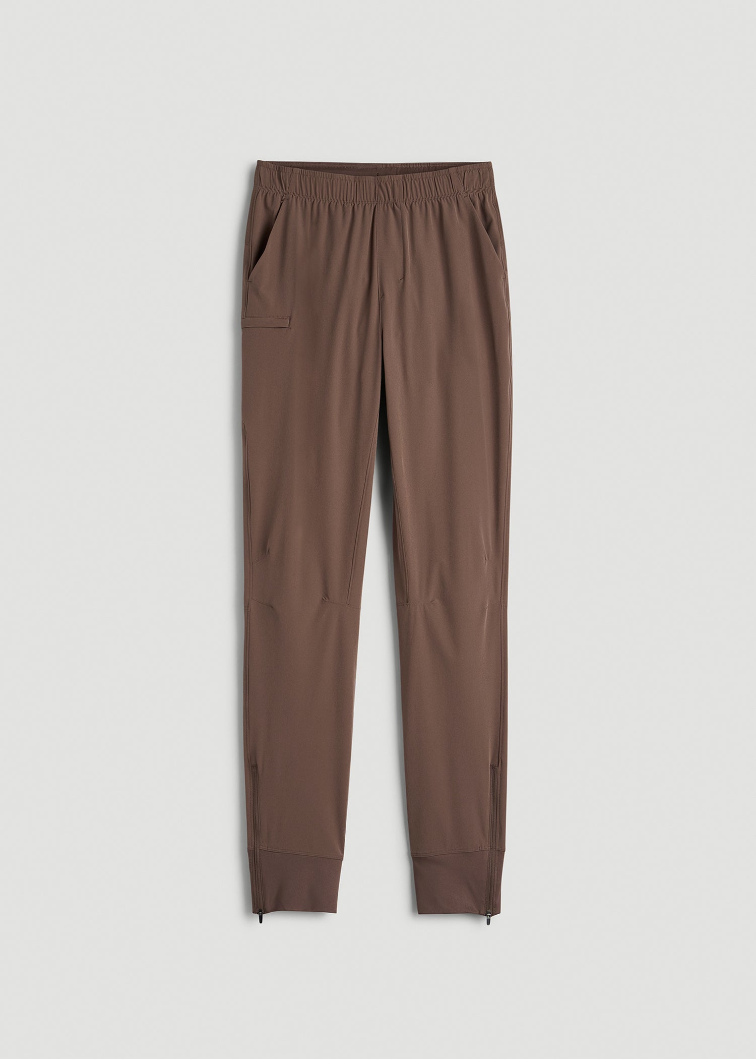 Featherweight Perforated Training Joggers for Tall Men in Coffee Quartz