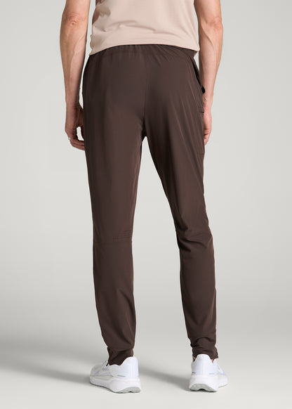 Featherweight Perforated Training Jogger for Tall Men in Espresso