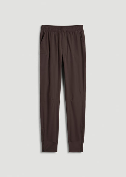 Featherweight Perforated Training Jogger for Tall Men in Espresso