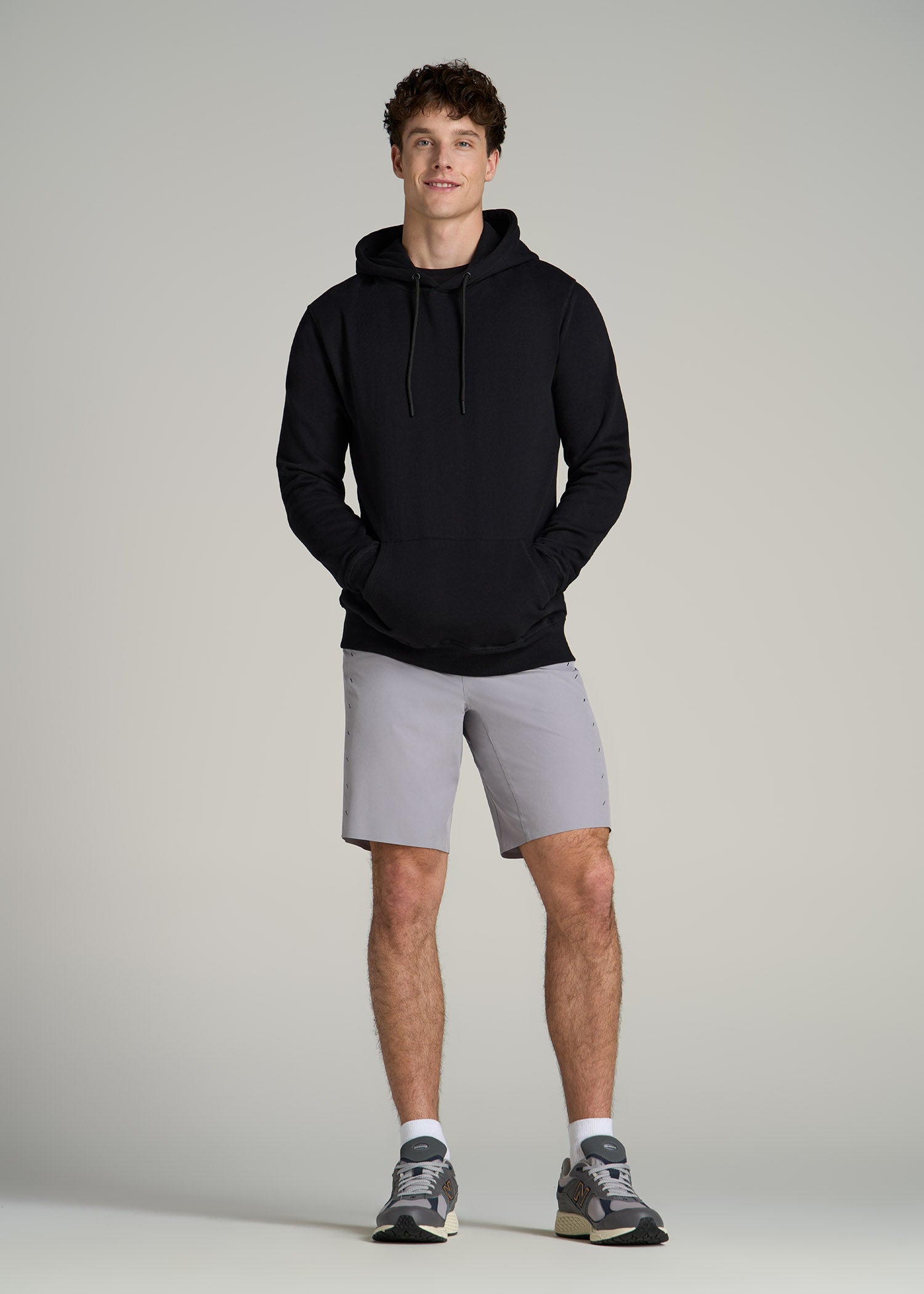 Featherweight Perforated Training Shorts for Tall Men