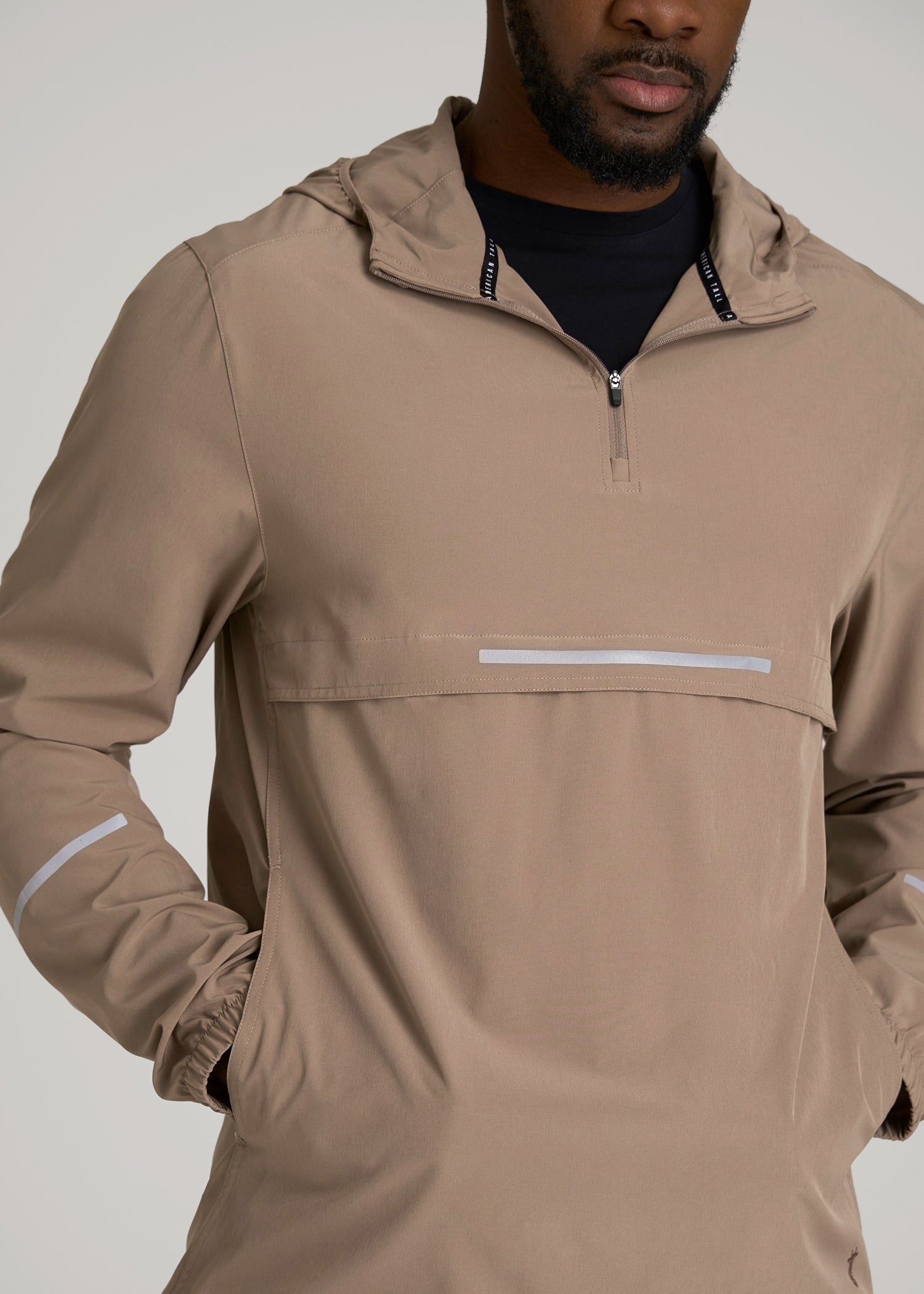 Featherweight Packable Anorak for Tall Men | American Tall
