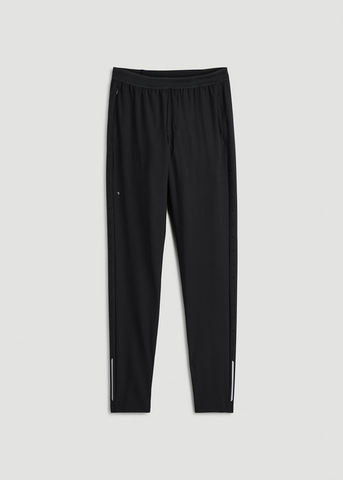 Featherweight Running Pants for Tall Men in Black