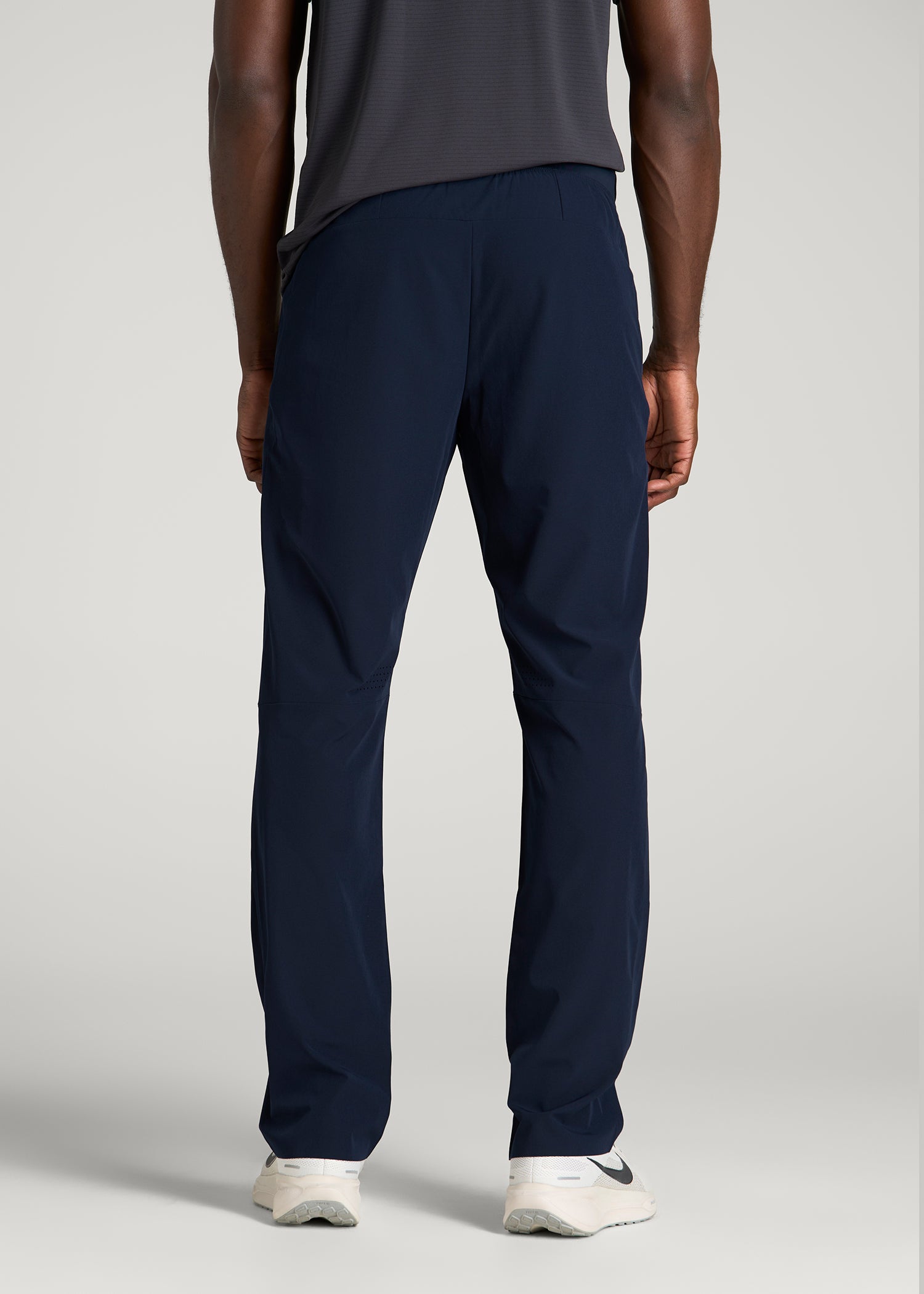 Featherweight Straight Leg Track Pant for Tall Men in Royal Navy