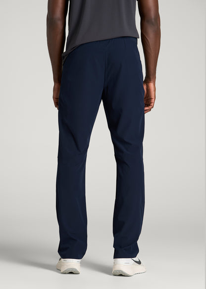 Featherweight Straight Leg Track Pant for Tall Men in Royal Navy
