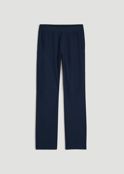 Featherweight Straight Leg Track Pant for Tall Men in Royal Navy