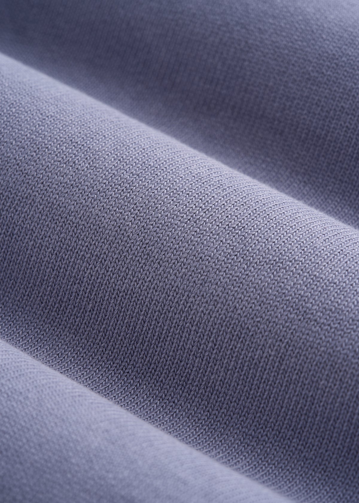 Field Knit Jersey Button Shirt for Tall Men in Blue Granite