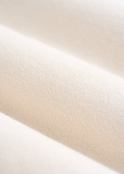 Field Knit Jersey Button Shirt for Tall Men in Parchment