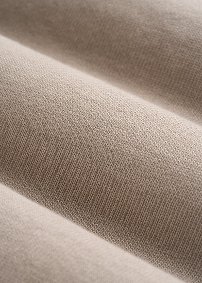 Field Knit Jersey Crewneck for Tall Men in Moon Rock