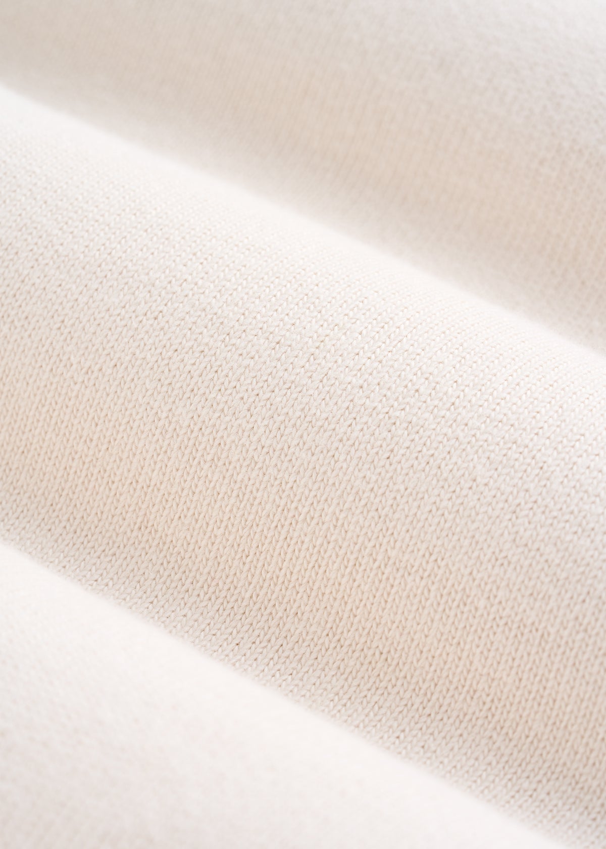 Field Knit Jersey Crewneck for Tall Men in Parchment