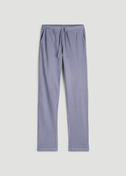 Field Knit Jersey Pull-on Pants for Tall Men in Blue Granite