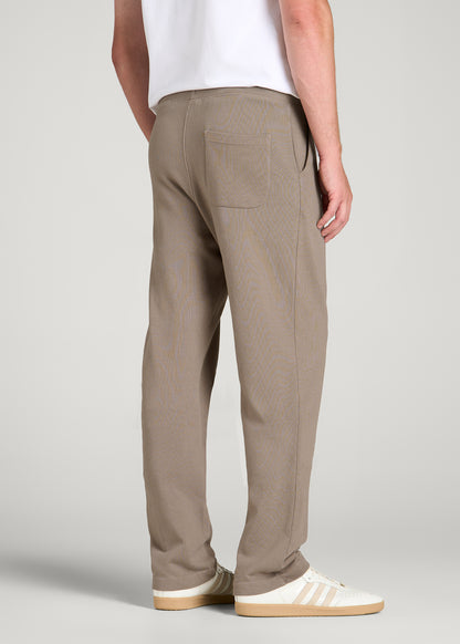 Field Knit Jersey Pull-on Pants for Tall Men in Moon Rock