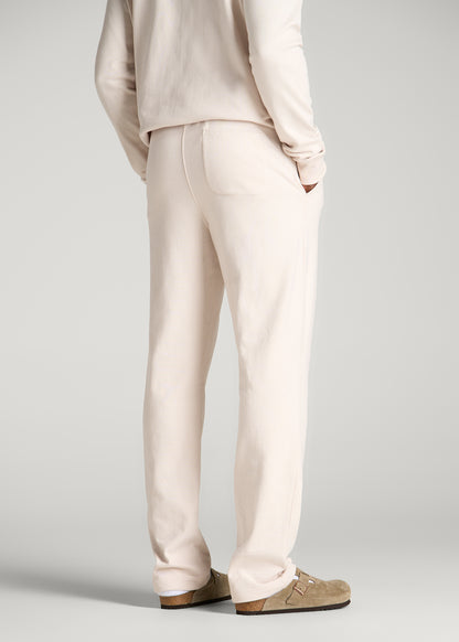 Field Knit Jersey Pull-on Pants for Tall Men in Parchment