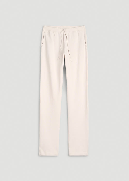 Field Knit Jersey Pull-on Pants for Tall Men in Parchment