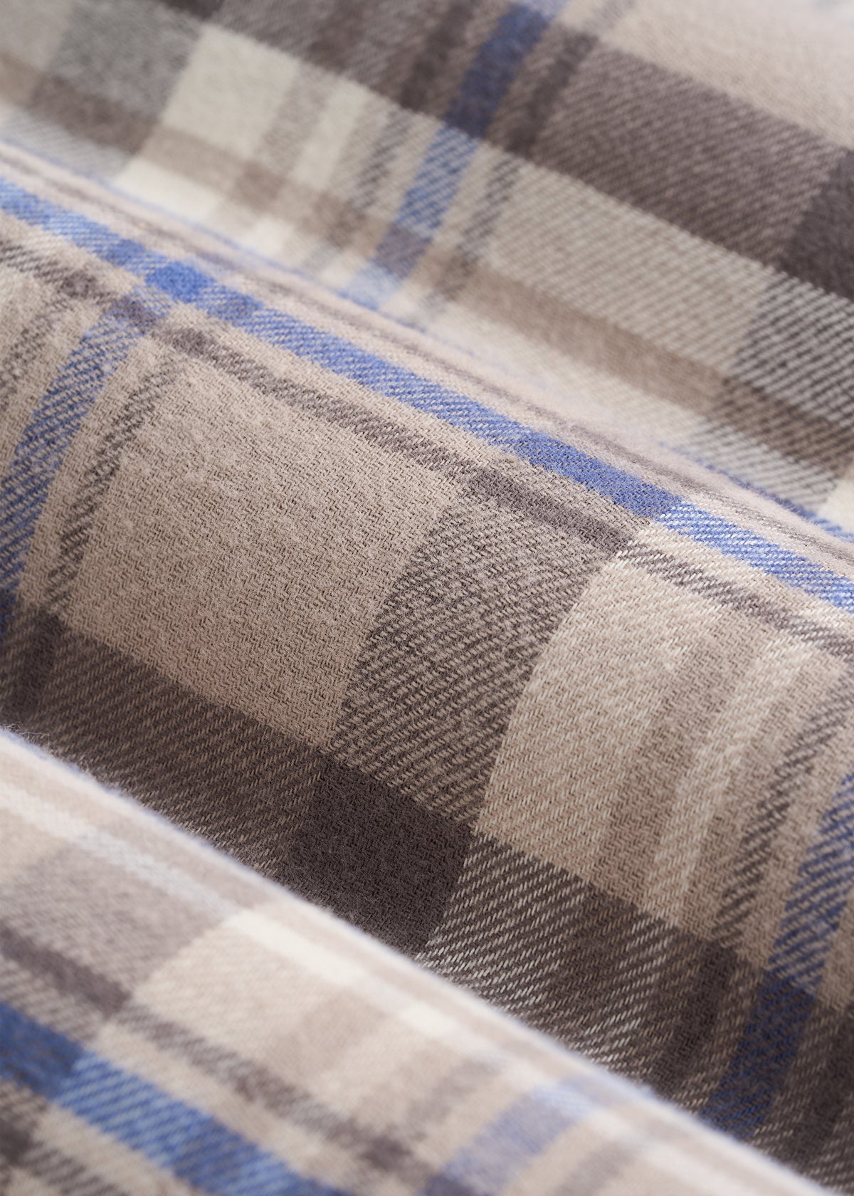 Flannel Pajama Pants for Tall Men in Moon Rock Plaid