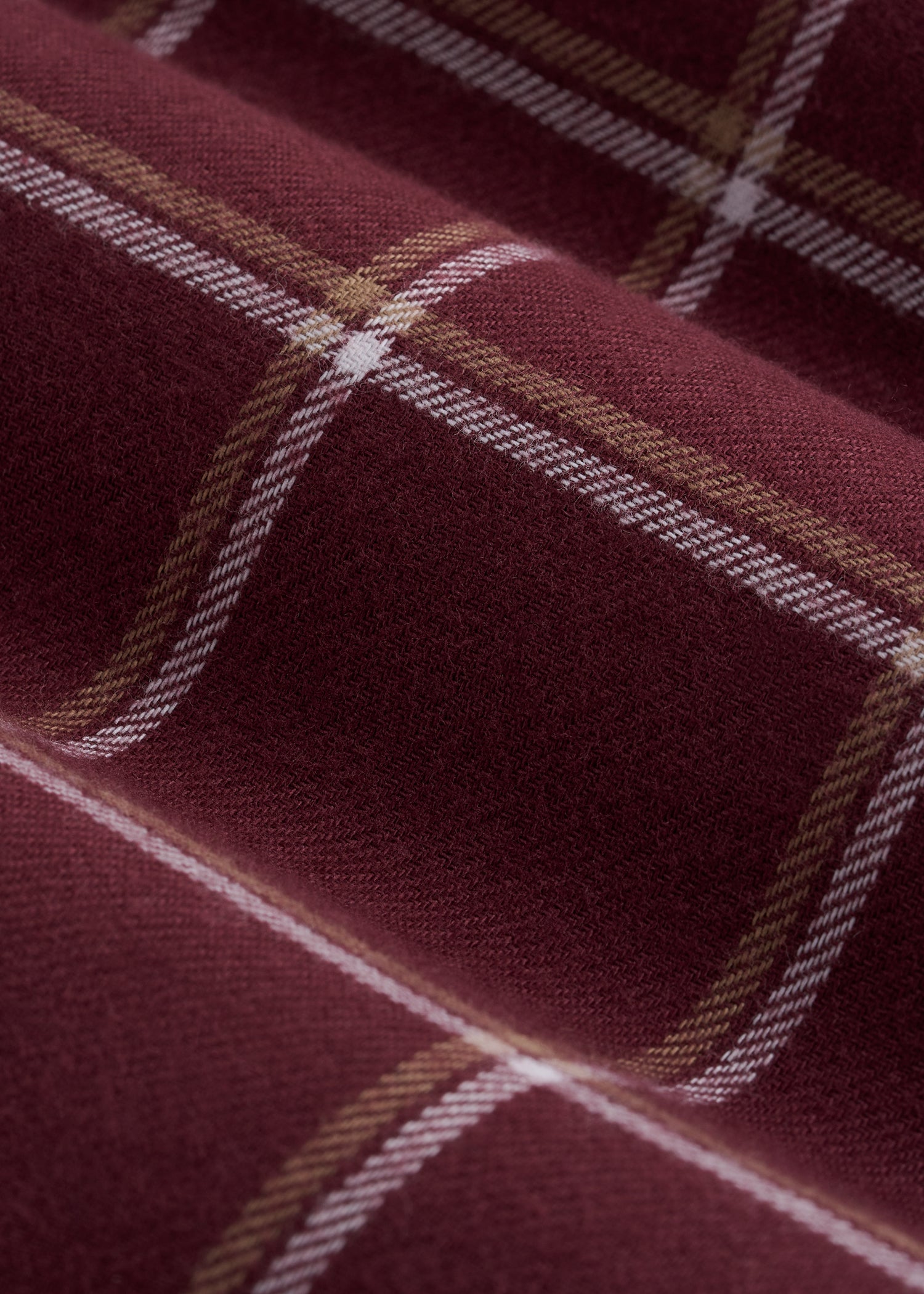 Flannel Pajama Pants for Tall Men in Wine Windowpane