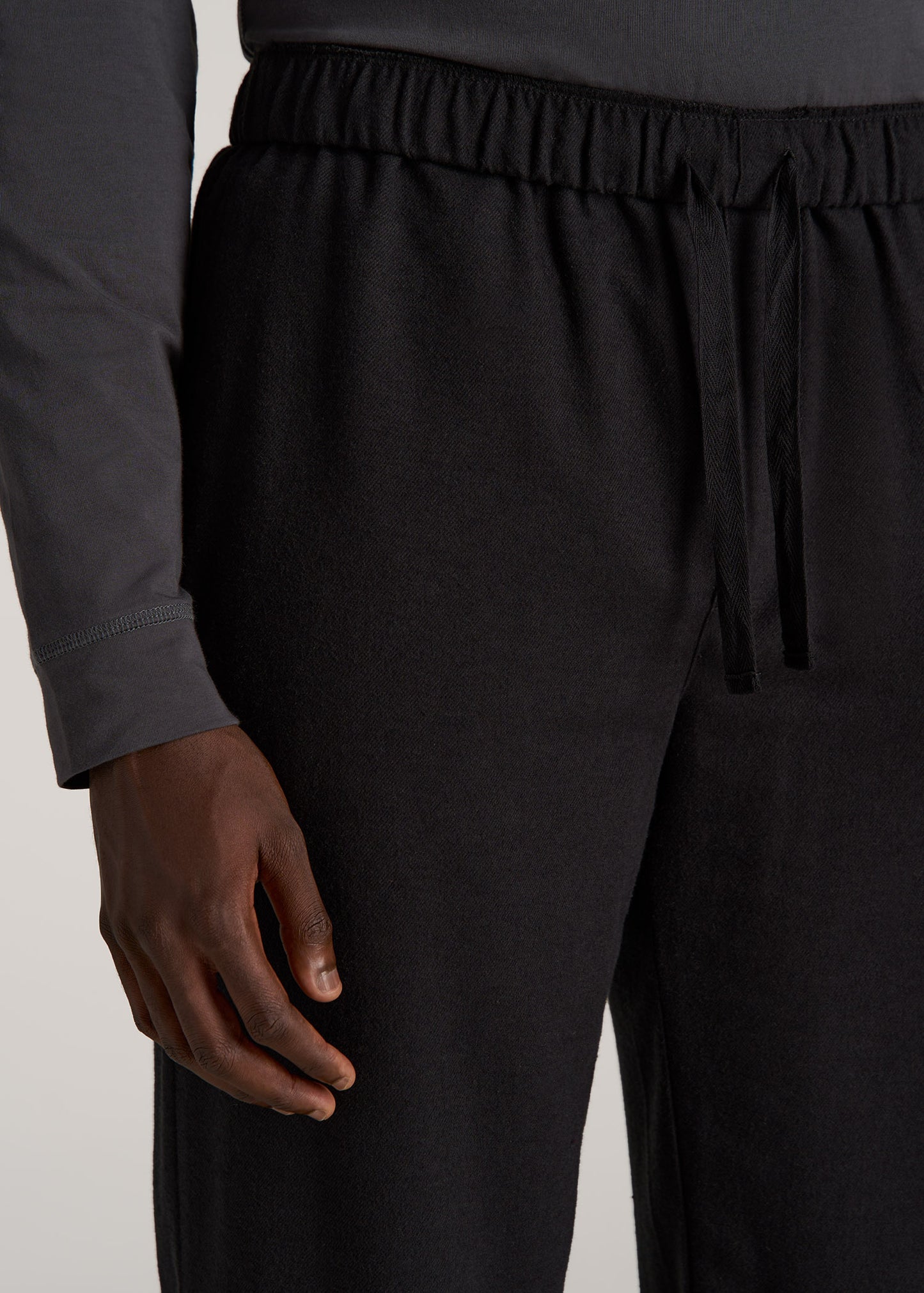 Pajama Pants for Tall Men in Charcoal Mix
