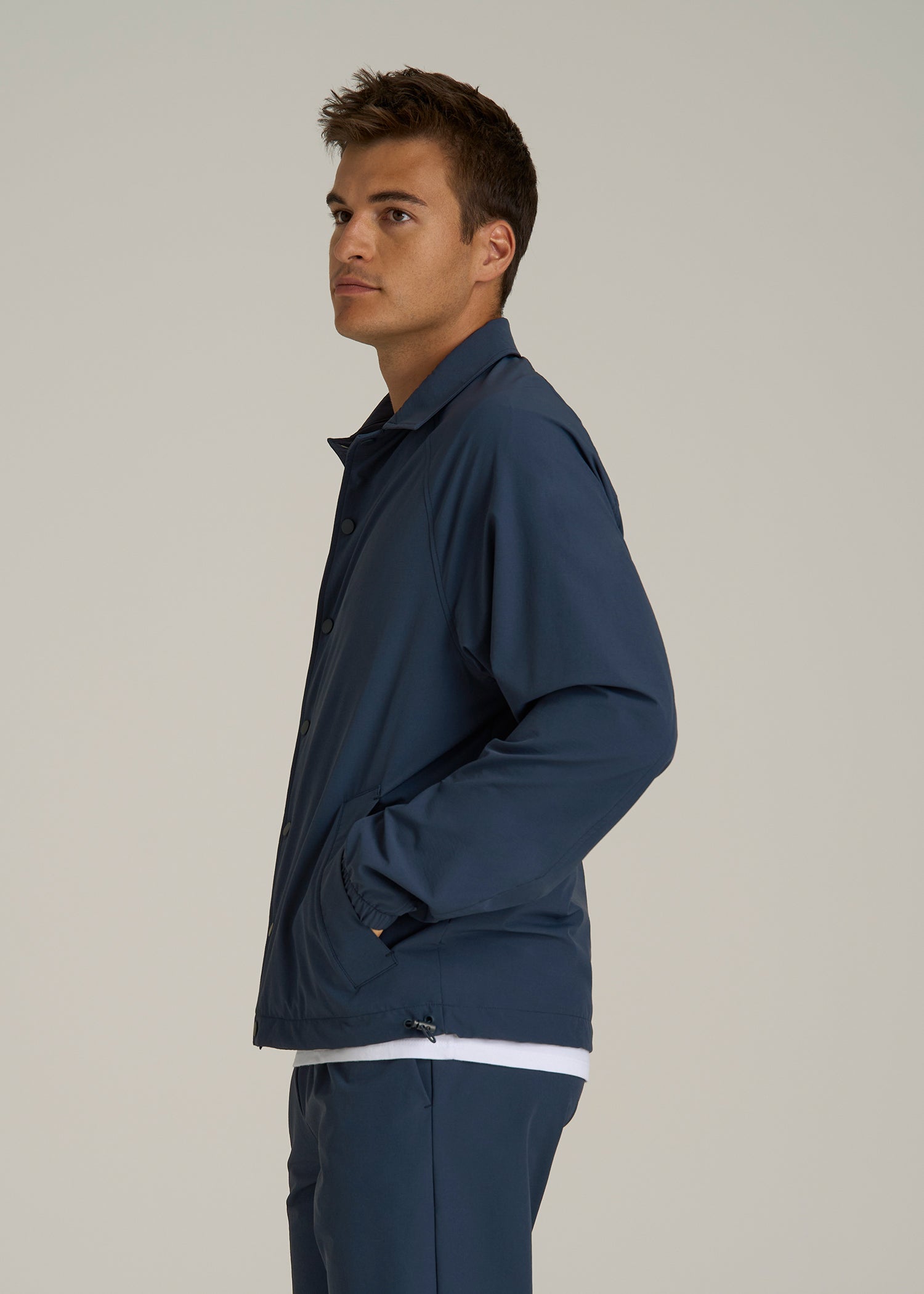 Flex Nylon Coach's Jacket for Tall Men | American Tall