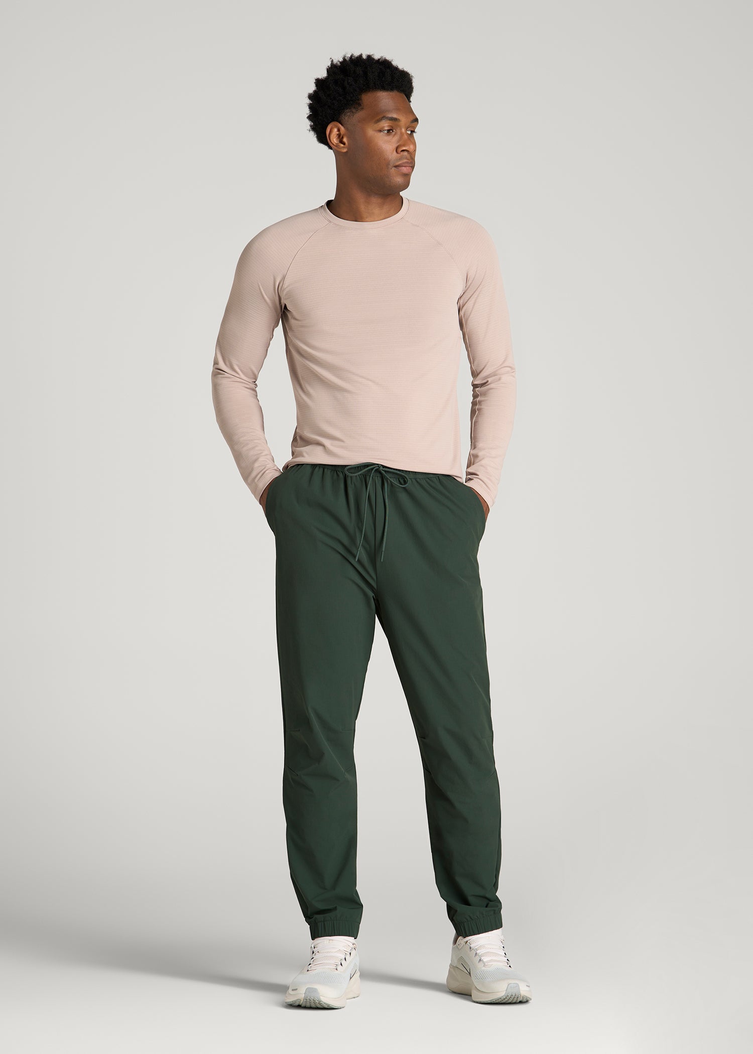 Flex Nylon Jogger for Tall Men in Boreal Forest