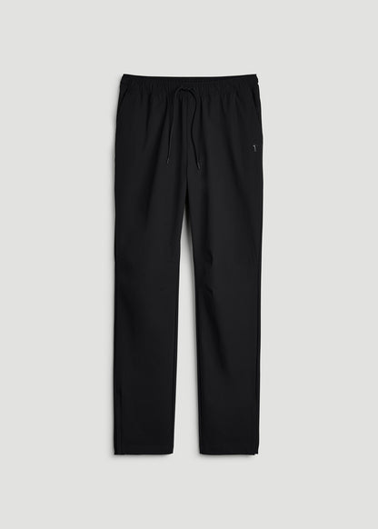 Flex Nylon Pants for Tall Men in Black