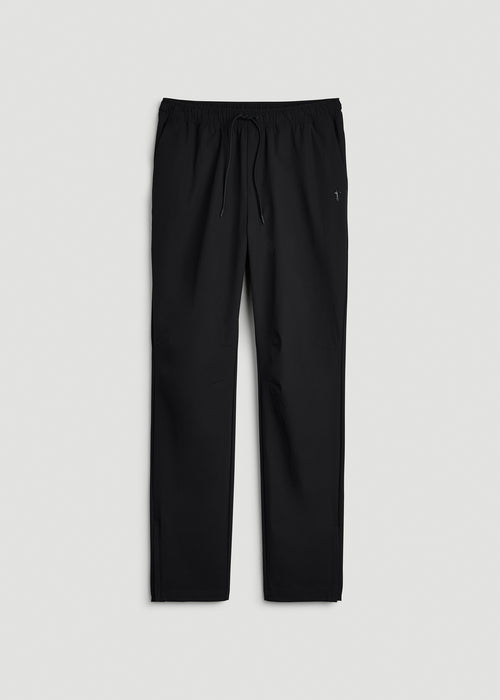 Flex Nylon Pants for Tall Men in Black