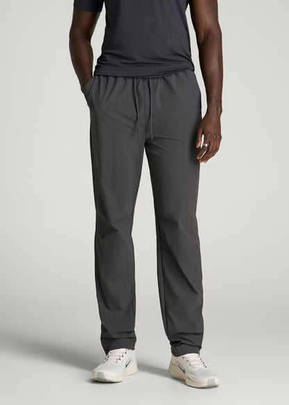 Flex Nylon Pants for Tall Men in Iron Grey