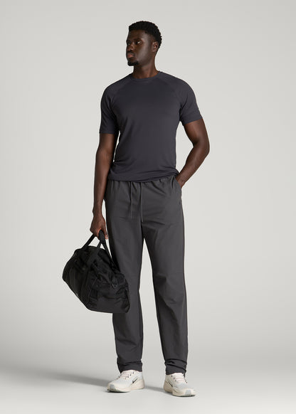 Flex Nylon Pants for Tall Men in Iron Grey