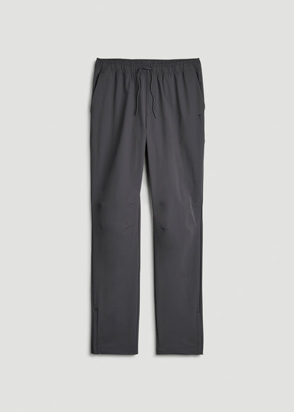Flex Nylon Pants for Tall Men in Iron Grey