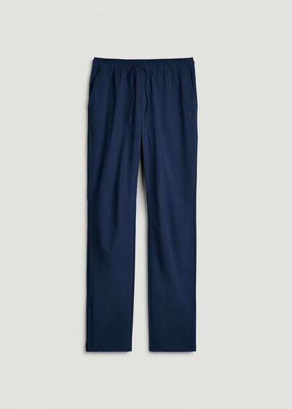 Flex Nylon Pants for Tall Men in Navy Blue