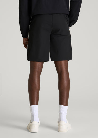 Flex Nylon Short for Tall Men in Black