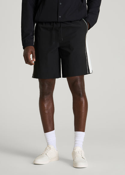 Flex Nylon Short for Tall Men in Black