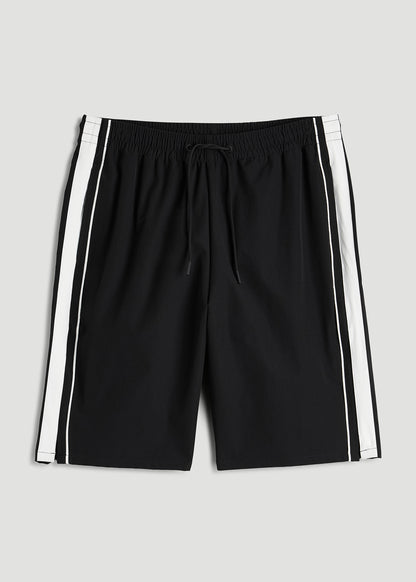 Flex Nylon Short for Tall Men in Black