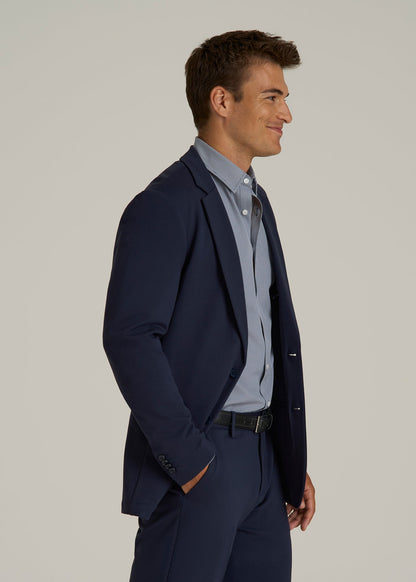 Flex Tech Suit Jacket for Tall Men in Navy