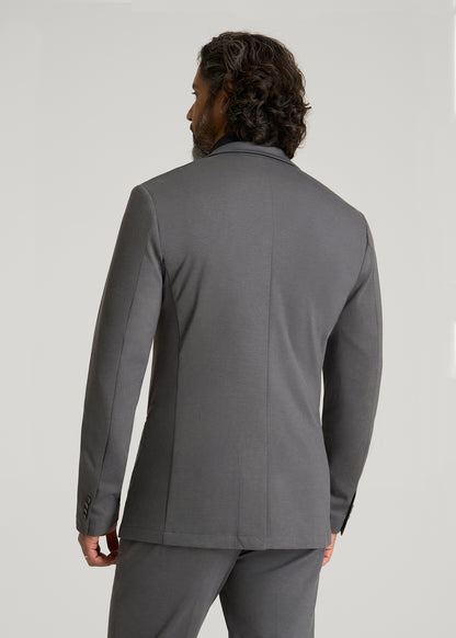 Flex Tech Suit Jacket for Tall Men in Slate Nailhead