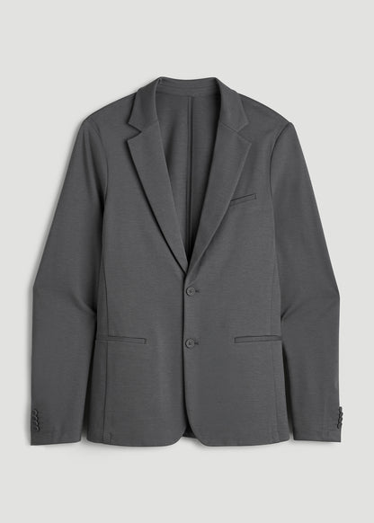 Flex Tech Suit Jacket for Tall Men in Slate Nailhead