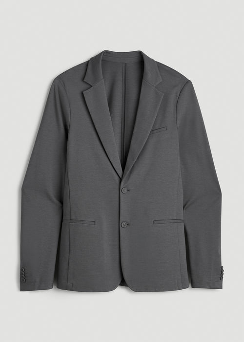 Flex Tech Suit Jacket for Tall Men in Slate Nailhead