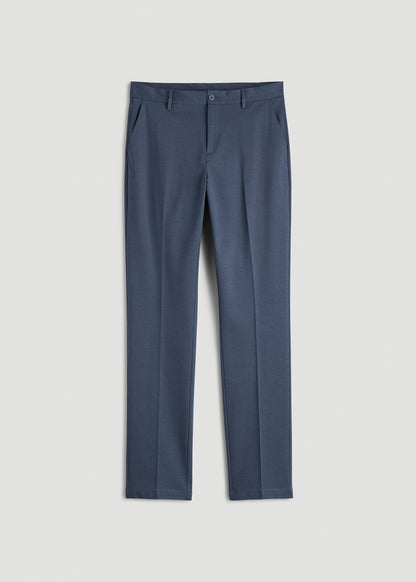 Flex Tech Suit Pants for Tall Men in Medium Blue Nailhead