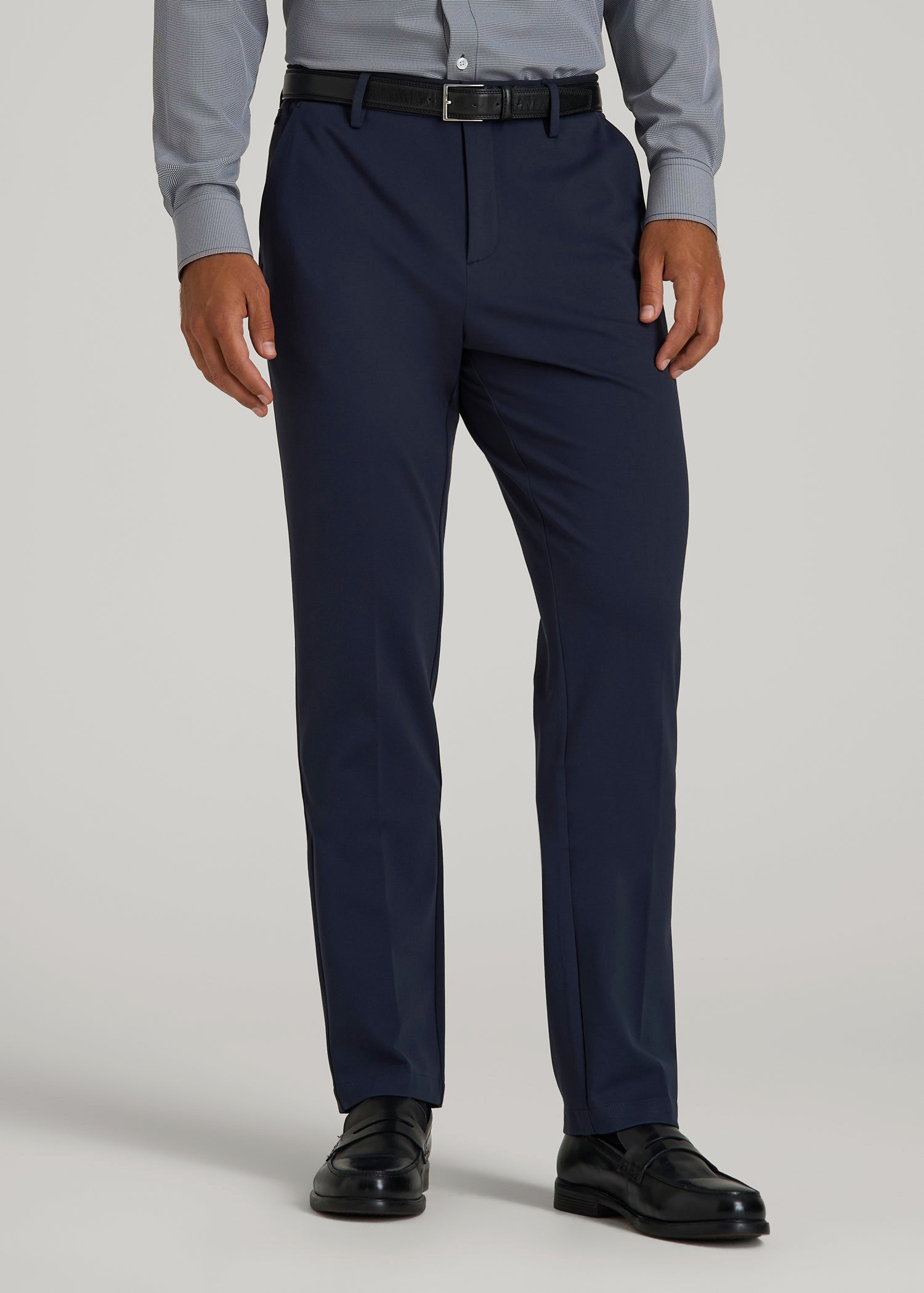 Flex Tech Suit Pants for Tall Men in Navy