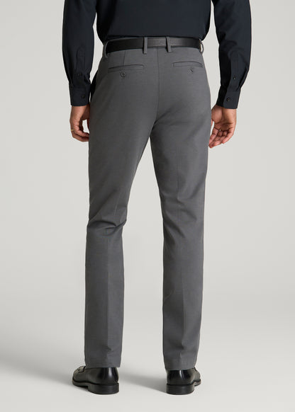 Flex Tech Suit Pants for Tall Men in Slate Nailhead