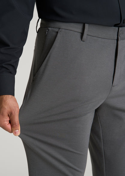 Flex Tech Suit Pants for Tall Men in Slate Nailhead