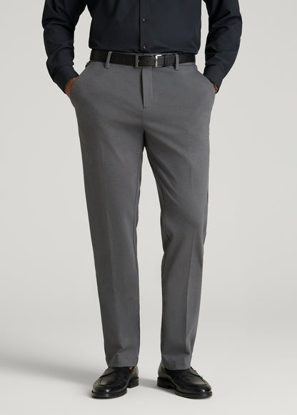 Flex Tech Suit Pants for Tall Men in Slate Nailhead